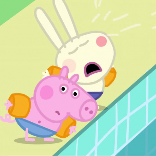 Peppa Pig on  Swimming