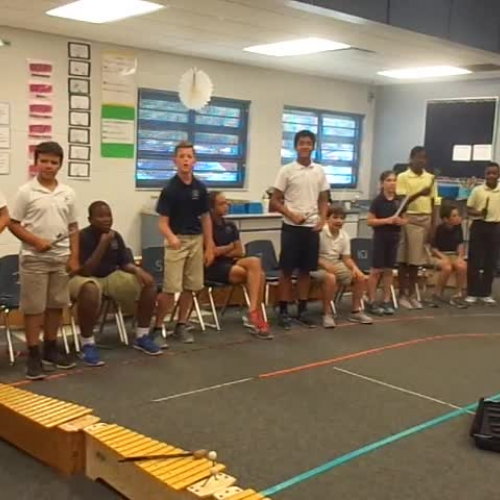 15-16 Ms. Dunn's (Ms. Danley) 5th grade class "Li'l Liza Jane" chimes
