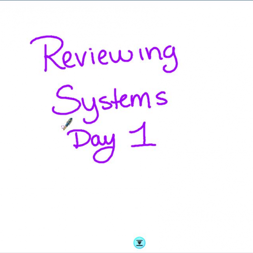 Solving Systems Review Day 1