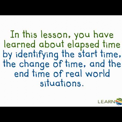 solving elapsed time 1 learnzillion