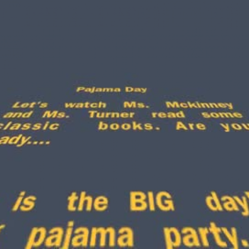 Pajama Day 2016