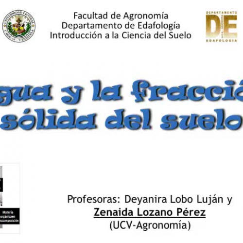 Relacion del agua con la fase solida del suelo (segmento 1)