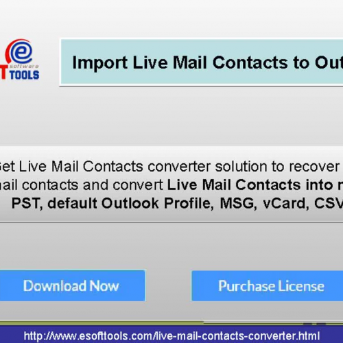 Import Live Mail Contacts to Outlook