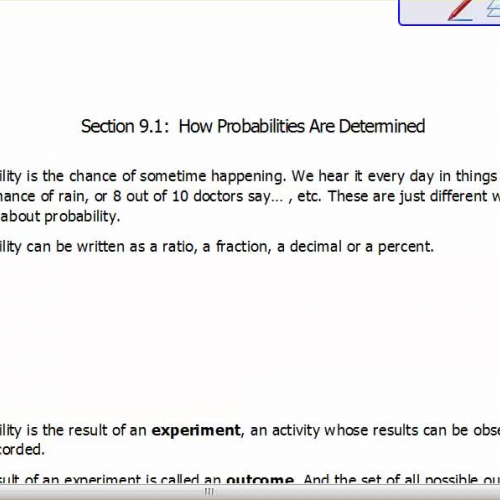 Probability part 1