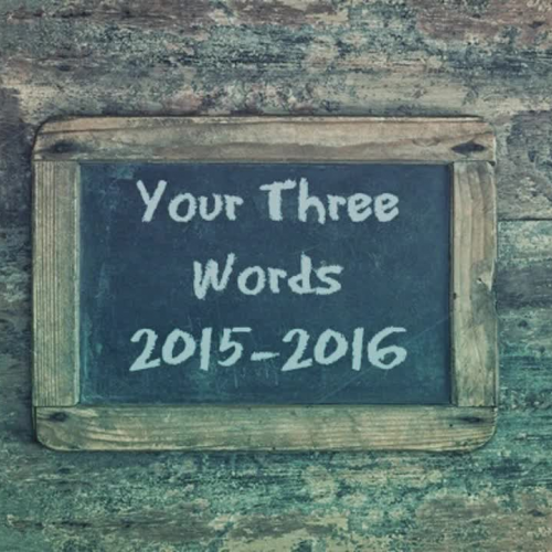 2015-2016  "My Three Words" - Lee Intermediate 6th grade