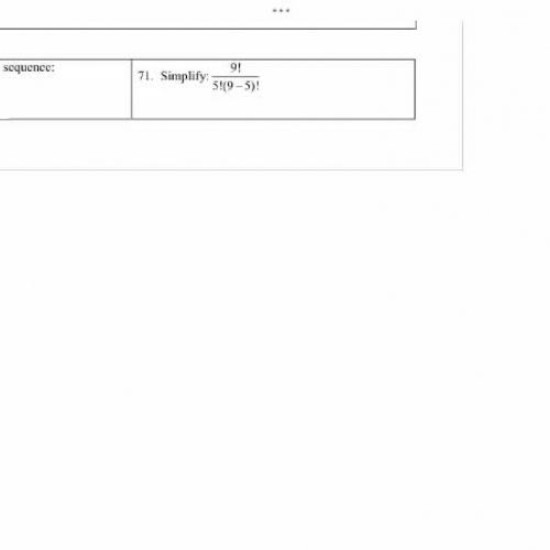 PreCalculus End Of Course Review Chapter 9 Sequences