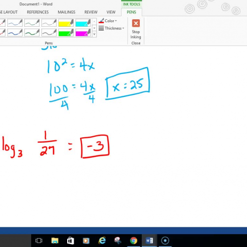 Pre-Cal Final Exam Review