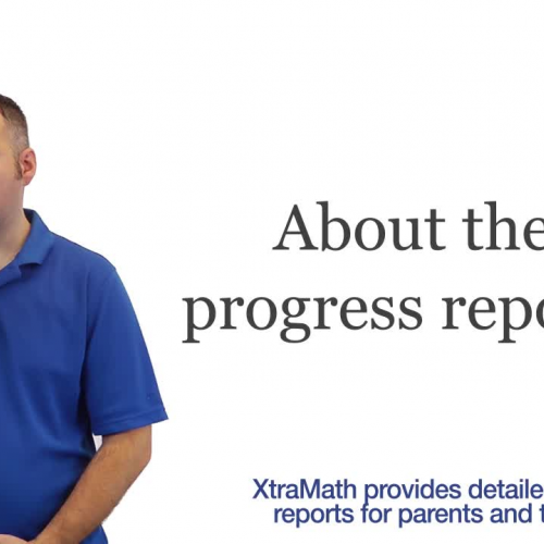 About the progress reports