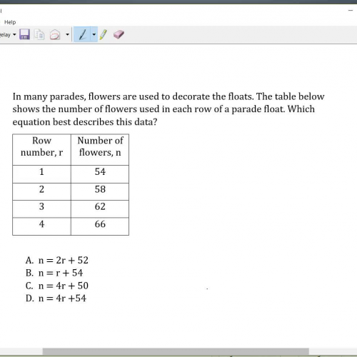 Finding Linear Equation from a Table Part 1 of 3
