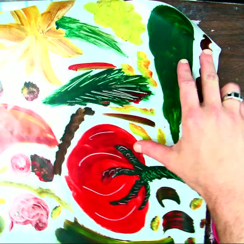 Acrylic on Contact Paper Part 2 Ripley Chenery