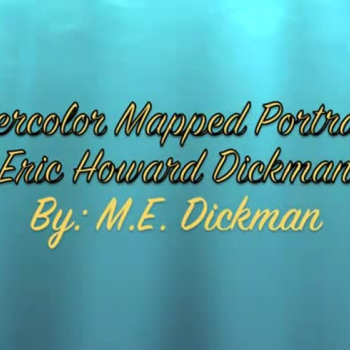 Mapped Watercolor Portrait