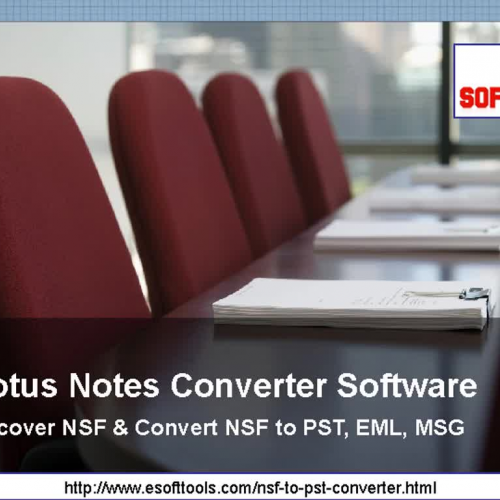 Convert NSF files to PST files