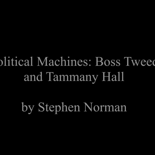 Boss Tweed and Tammany Hall