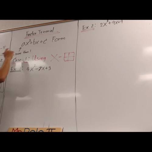 Algebra 1B Lesson 8 Factor Trinomials ax^2+bx+c