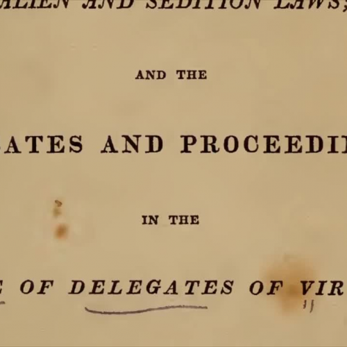 James Madison in the 1790's by Professor Jack Rakove