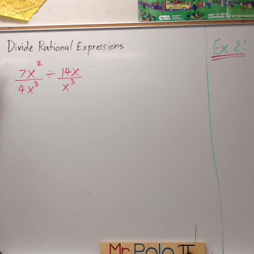 Algebra 1B Lesson 12 Divide Rational Expressions