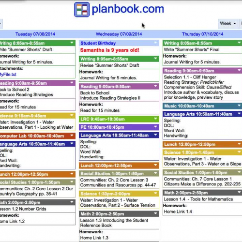 10. Planbook.com - Sharing plans with others