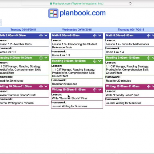 12. Planbook.com - Sharing Lessons with Teachers