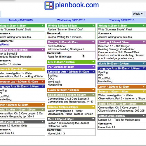 13. Planbook.com - Creating a new school year