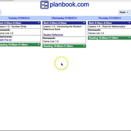 14. Planbook.com - Adding and reporting on standards