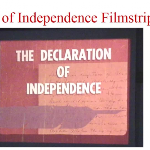 Declaration Filmstrip - 50 Years Old!