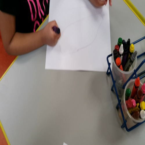 Children doing an activity