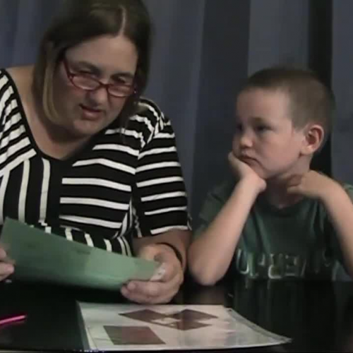 1st Grade Math Benchmark modeled with student