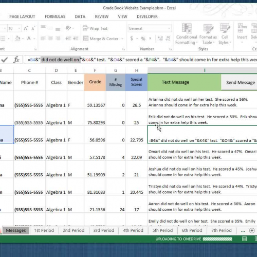 How to Write Messages in Teachers Auto Text