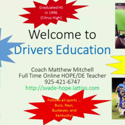 Coach Mitchell's Welcome Video