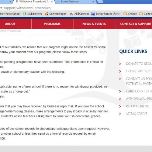SCAZDL Withdrawal Process