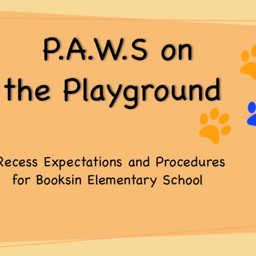 P.A.W.S. ON THE PLAYGROUND