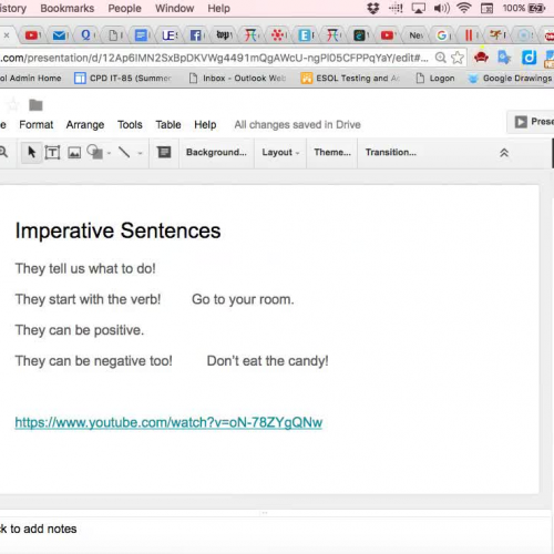 Imperative Sentences 2