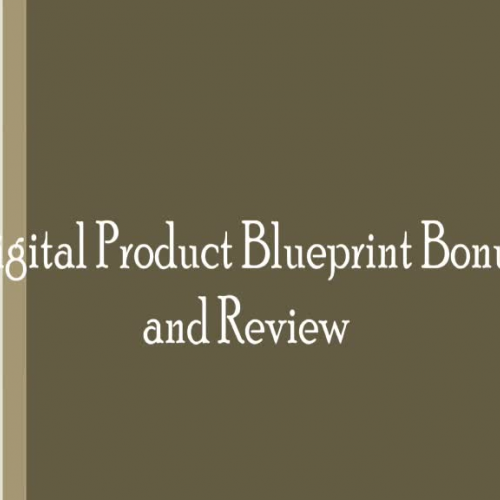 Digital Product Blueprint