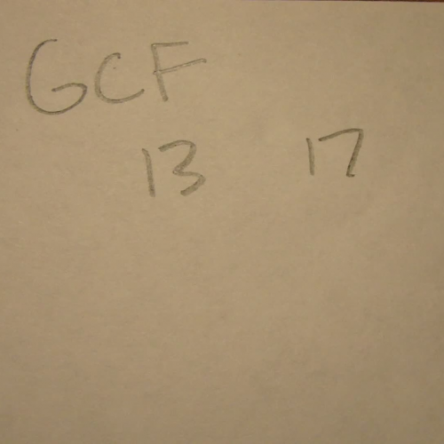 GCF LCM video 2
