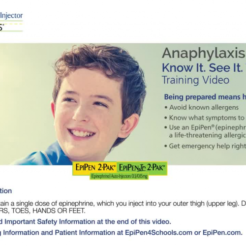 EpiPen® (epinephrine injection) Auto-Injector Training Video for Educators