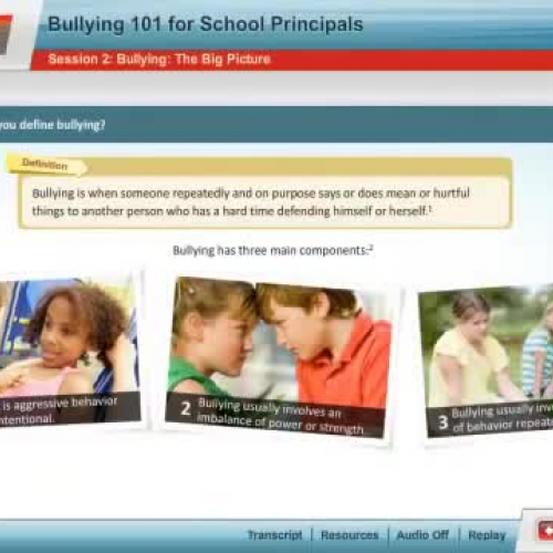 What Do School Principals Need to Know About Bullying