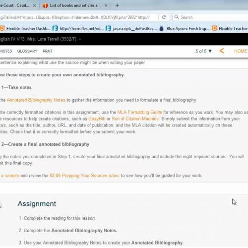Lesson 2.06 MLA formatting feedback