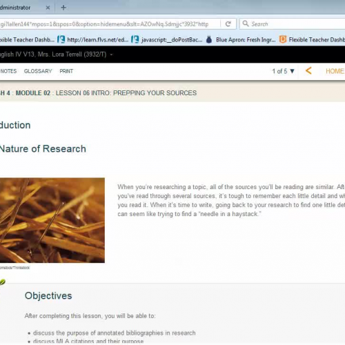 Lesson 2.06 Annotated bibliography feedback