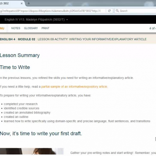 Lesson 2.09 feedback