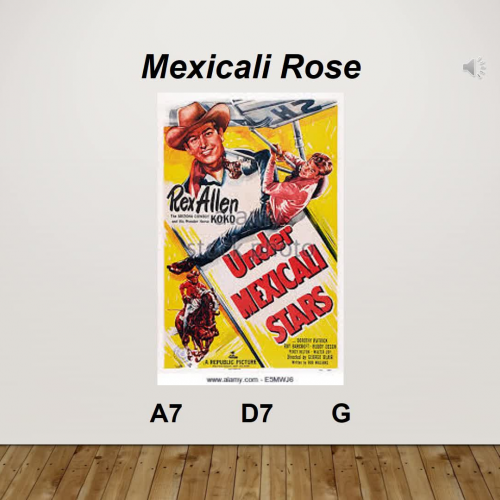 Mexicali Rose - Rex Allen