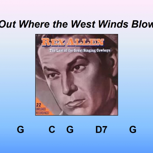 Out Where the West Winds Blow - Rex Allen