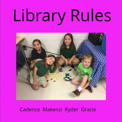 library rules video