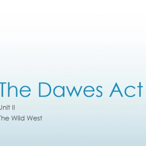 The Dawes Act
