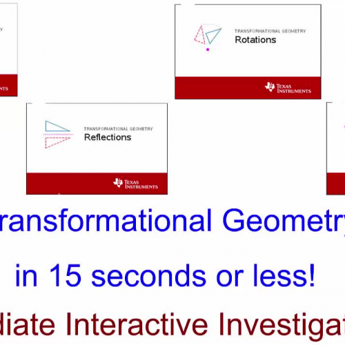 Transformational Geometry in 15 seconds or less OCTM 2016 preview