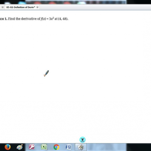 05-02-Definition of Derivative Example Problems