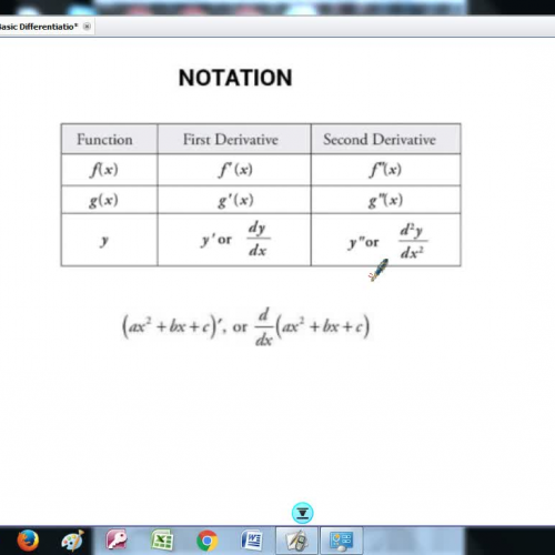 06-01-Basic Differentiation-Power Addition Higher Order Derivatives