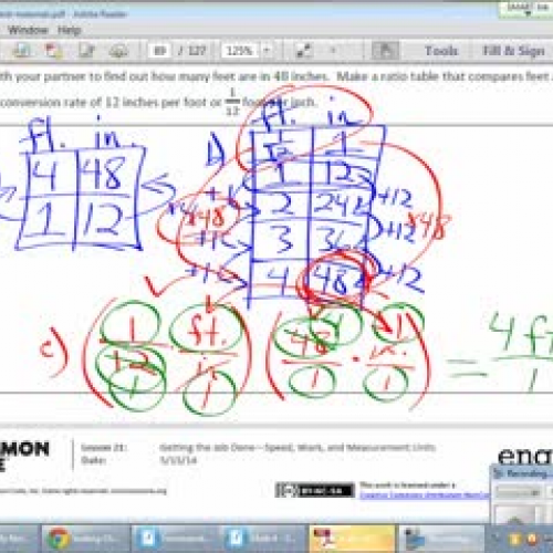 Engage NY Grade 6 Module 1 Lesson 21: Getting the Job Done