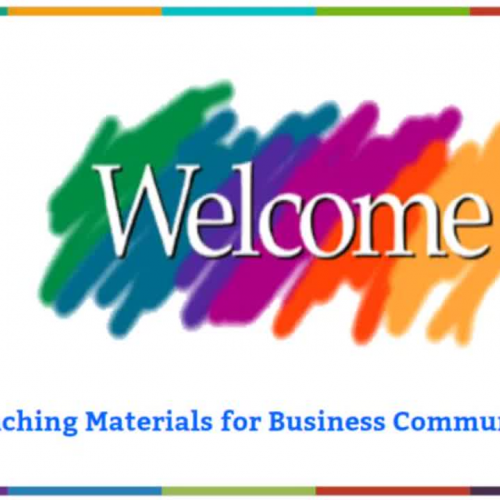 Teaching Materials for Business Communication