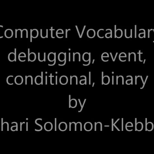 Computer Vocabulary