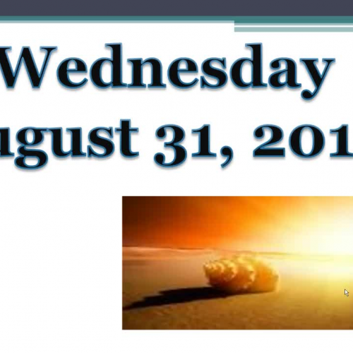 Morning News for August 31, 2016